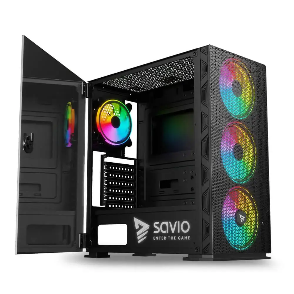 SAVIO KOMPIUTERIO KORPUSAS RAPTOR X1 ARGB SAVGC-RAPTORX1
