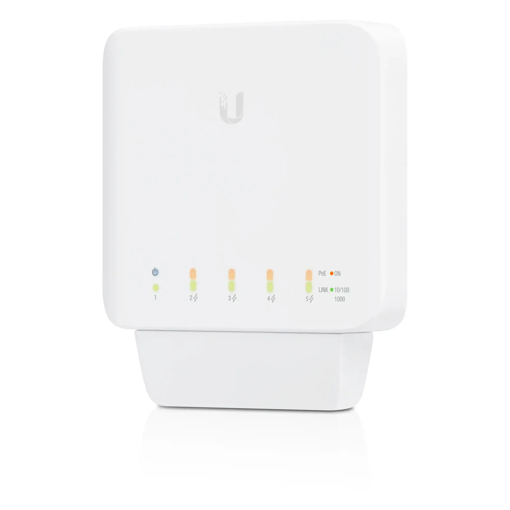 UBIQUITI UniFi komutatorius UniFi 5x RJ45 1000Mb/s 1x PoE įėjimas 4x PoE išėjimas 46W 3 pakuotės