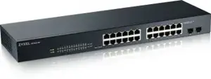 Zyxel GS-1900-24 v2, valdomas, L2, Gigabit Ethernet (10/100/1000), dvipusis, montuojamas į stovą, 1U