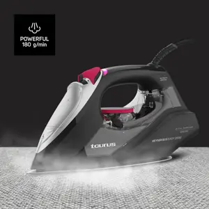Taurus Geyser Eco Easy 2800 sausas ir garų lygintuvas Keraminė pado plokštė 2800 W Juoda