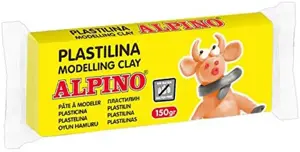Plastilinas ALPINO 150g šv.geltonas