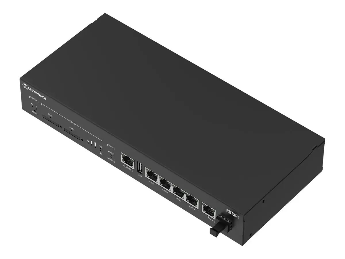 Teltonika RUTXR1 | Rack-mountable LTE Cat 6 Router | 802.11ac | Ethernet LAN (RJ-45) ports 5 | 10/100/1000 Mbit/s | Mesh Support No | 4G | MU-MiMO Yes