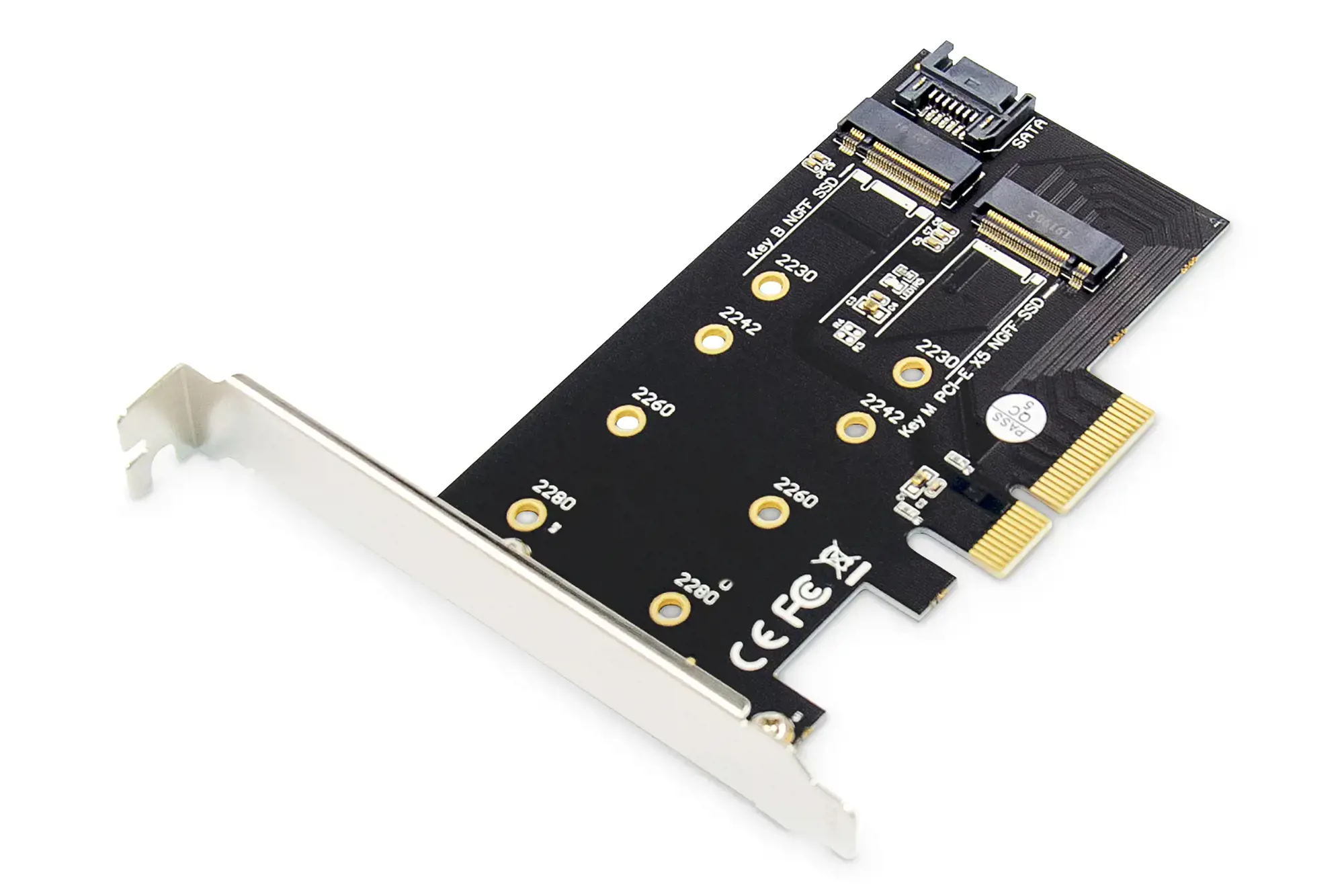"Digitus" M.2 NGFF / NVMe SSD PCI Express 3.0 (x4) papildoma kortelė .DS-33170