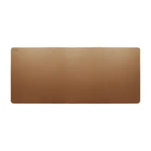 Monochrome leather mouse pad MIIIW (Brown)