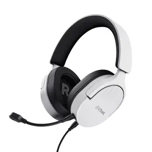 Trust GXT 489W FAYZO, Wired, Gaming, 20 - 20000 Hz, 255 g, Headset, Black, White