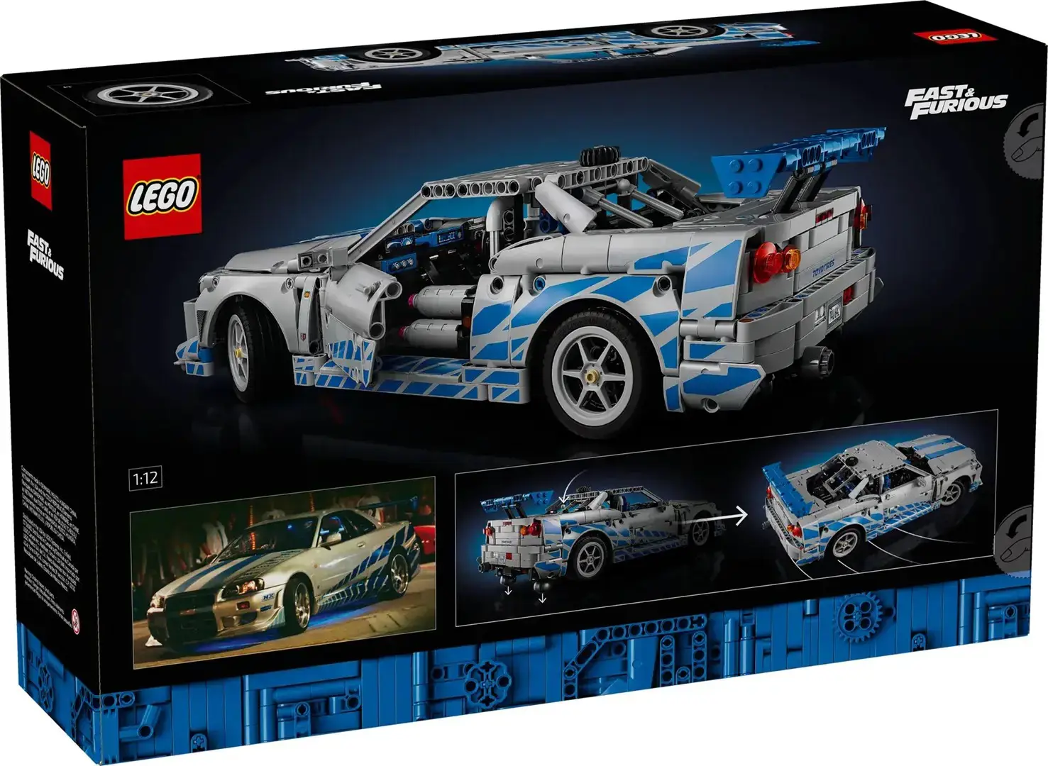LEGO TECHNIC 42210 2 Fast 2 Furious Nissan Skyline GT-R (R34)
