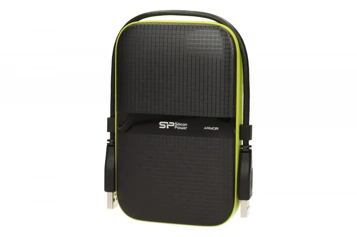 SILICONPOW SP020TBPHDA60S3K Išorinis kietasis diskas Silicon Power Armor A60 2.5 2TB USB 3.0, IPX4, juodas