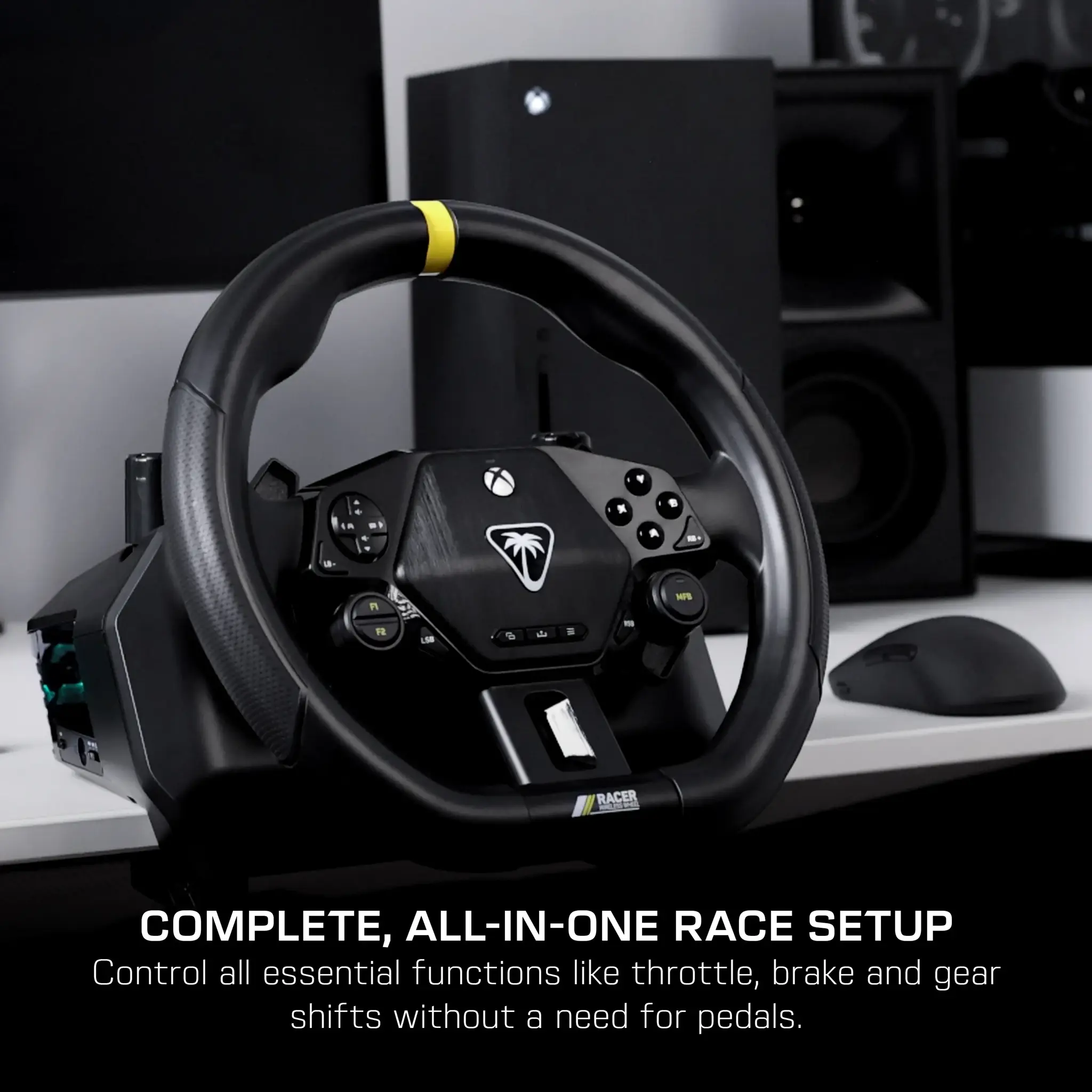 Turtle Beach wireless racing wheel Racer Xbox