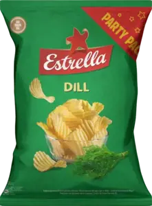 Traškučiai ESTRELLA, su krapais, 180 g