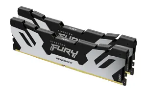 KINGSTON 32GB 6400MT/s DDR5 CL32 DIMM atmintinių rinkinys iš 2 FURY Renegade Silver