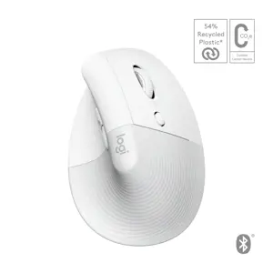 "LOGITECH Lift for Mac" vertikali ergonominė pelė - OFF-WHITE/PALE GREY - EMEA