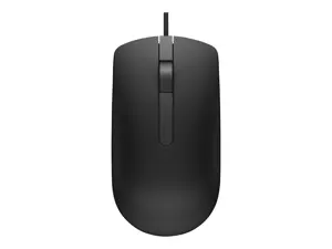 DELL MS116, dvipusis, optinis, USB Type-A, 1000 DPI, juodas