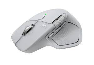 Logitech MX Master 4 Belaidė pelė RF Wireless + Bluetooth, 8000 DPI, Pale Grey