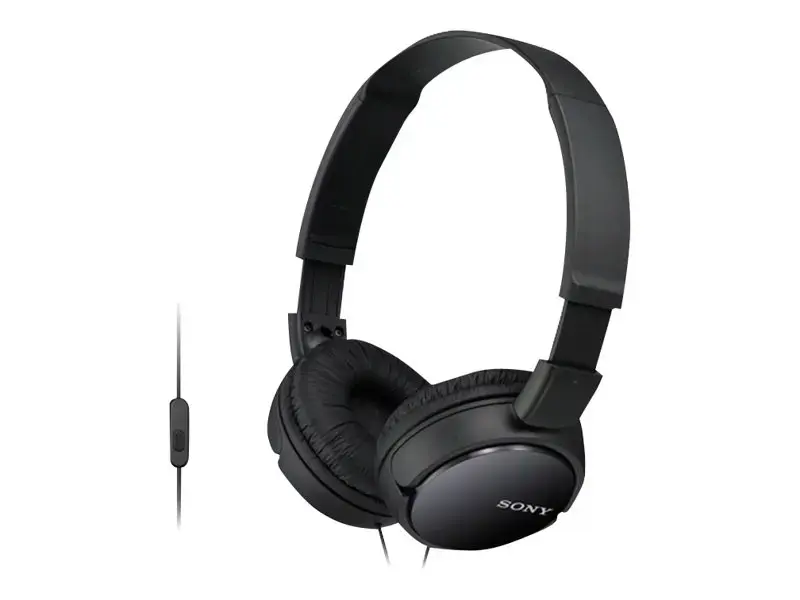 "Sony MDR-ZX110AP", laidinis, 12-22000 Hz, skambučiai/muzika, 120 g, ausinės, juodos spalvos