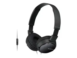 "Sony MDR-ZX110AP", laidinis, 12-22000 Hz, skambučiai/muzika, 120 g, ausinės, juodos spalvos
