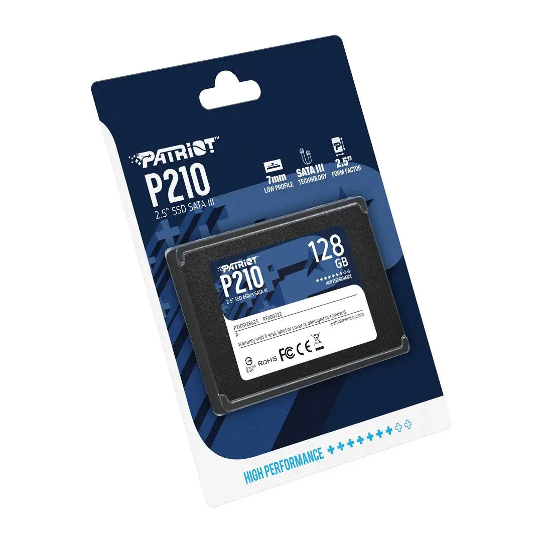 SSD diskas PATRIOT MEMORY P210S128G25 128 GB, 2.5", Serial ATA III