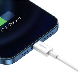 "Baseus Superior" USB - "Lightning" laidas 2,4A 1 m, baltas ( baltas)