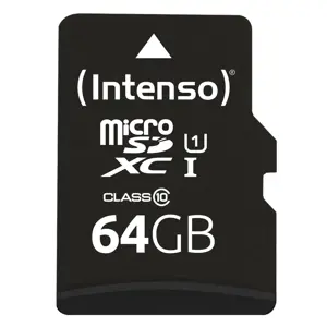 MEMORY MICRO SDXC 64GB UHS-I/W/ADAPTER 3423490 INTENSO