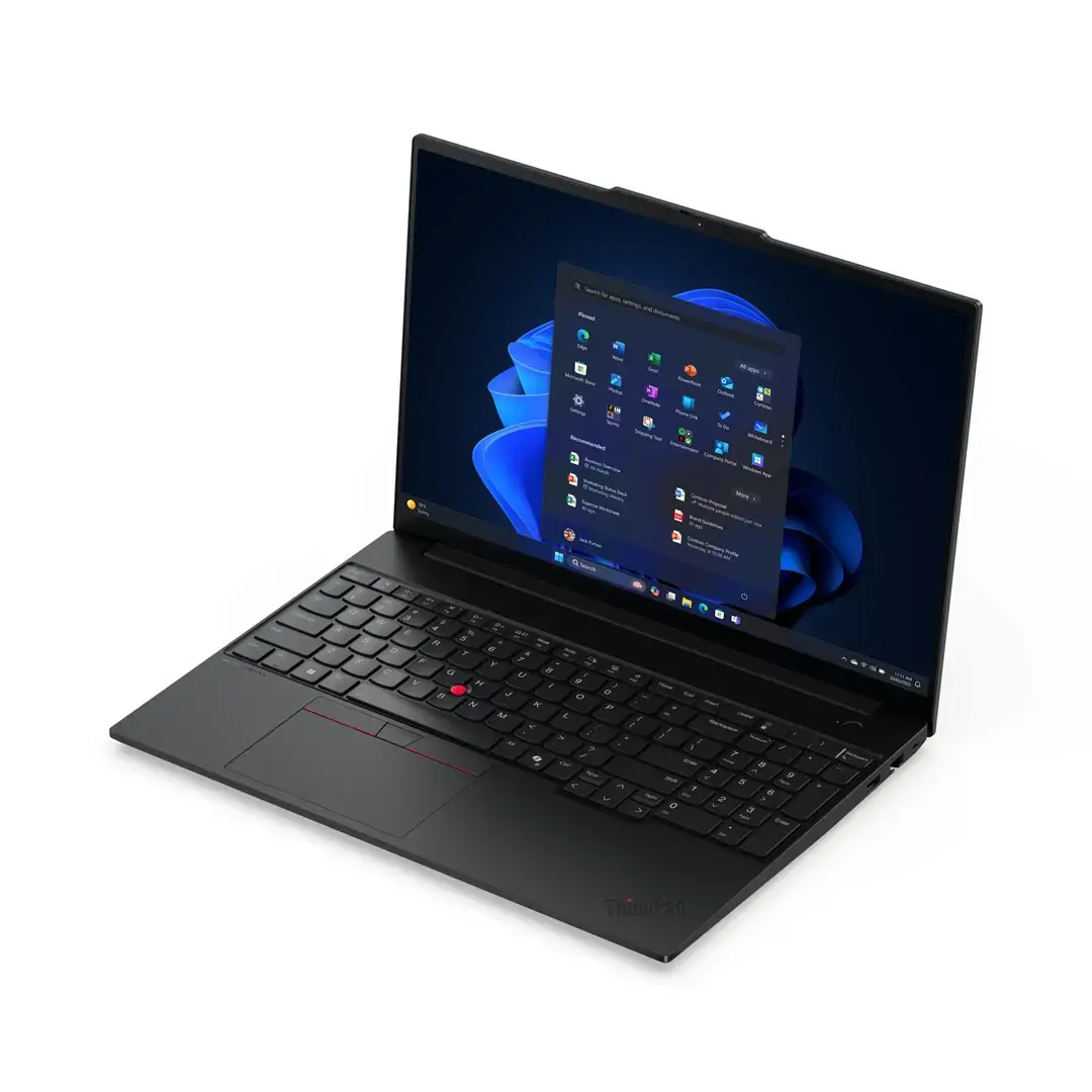 Lenovo ThinkPad E16 Gen 3 (Intel) Copilot+ PC Intel Core Ultra 5 226V Laptop 40.6 cm (16") WUXGA 16 GB LPDDR5x-SDRAM 512 GB SSD Wi-Fi 6E (802.11ax) Windows 11 Pro English Black