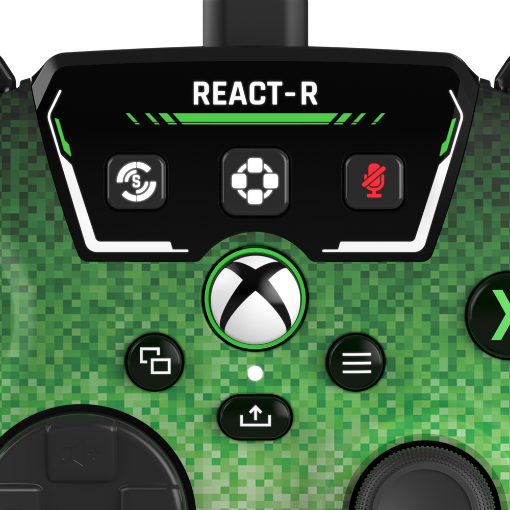 Turtle Beach React-R, Gamepad, PC, Xbox One, Xbox Series S, Xbox Series X, D-pad, Menu button, Share button, View button, Analogue / Digital, Wired, USB