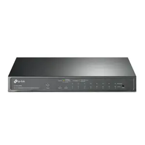 "TP-Link" 10 prievadų "Gigabit Easy Smart" komutatorius su 8 prievadais PoE+, valdomas, L2, Gigabit Ethernet (10/100/1000), maitinimas per Ethernet (PoE)