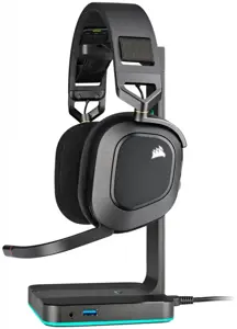 CORSAIR HS80 RGB belaidės ausinės Carbon