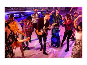 "Sony" didelės galios garso sistema MHC-V73D USB prievadas, FM radijas, NFC, "Bluetooth