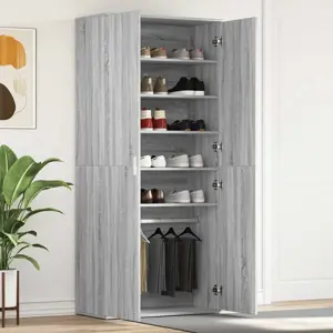 Batu skrynia su durimis Pilka 80 x 39 x 180 cm Apdirbta mediena