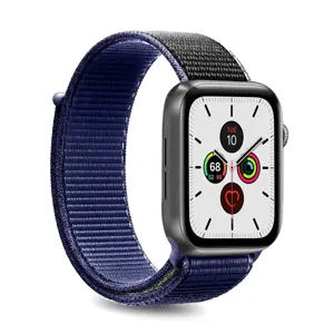 PURO nailonas - "Apple Watch" dirželis 42/44/45 mm (Navy / Black)
