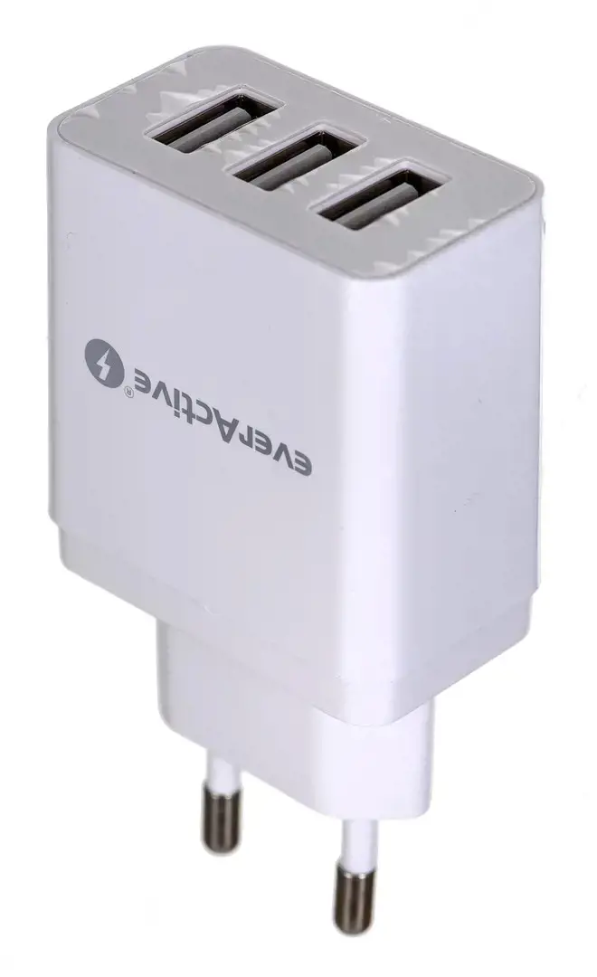 USB sieninis įkroviklis everActive SC-300 3xUSB 3,4A