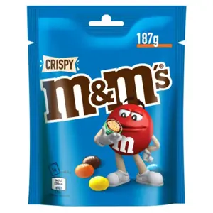 Dražė M&M's Crispy, su traškiu įdaru, 187g