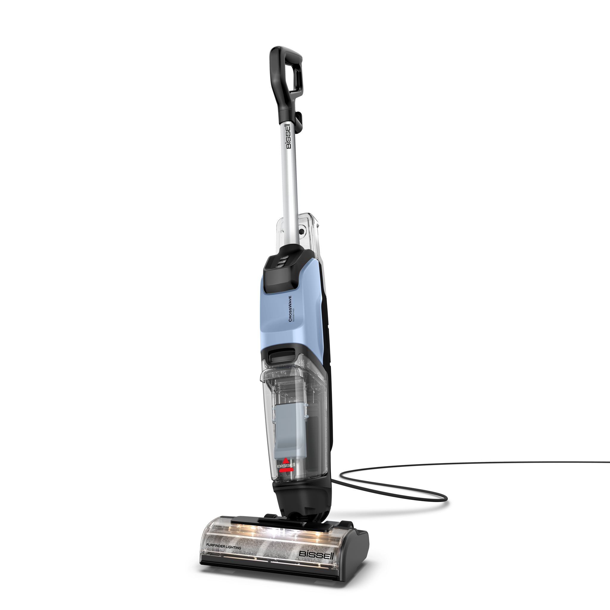 Bissell Vacuum Cleaner | CrossWave EdgeFind Select All-in-one Multi-surface | Corded operating | Washing function | 290-340 W | Black/Lake Blue/Silver