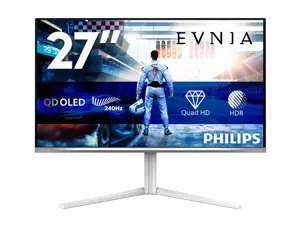 Philips 27M2N6501L/00 | 27 " | QD-OLED | 16:9 | 240 Hz | 0.03 ms | 2560 x 1440 pixels | 400 cd/m² | HDMI ports quantity 2 | White