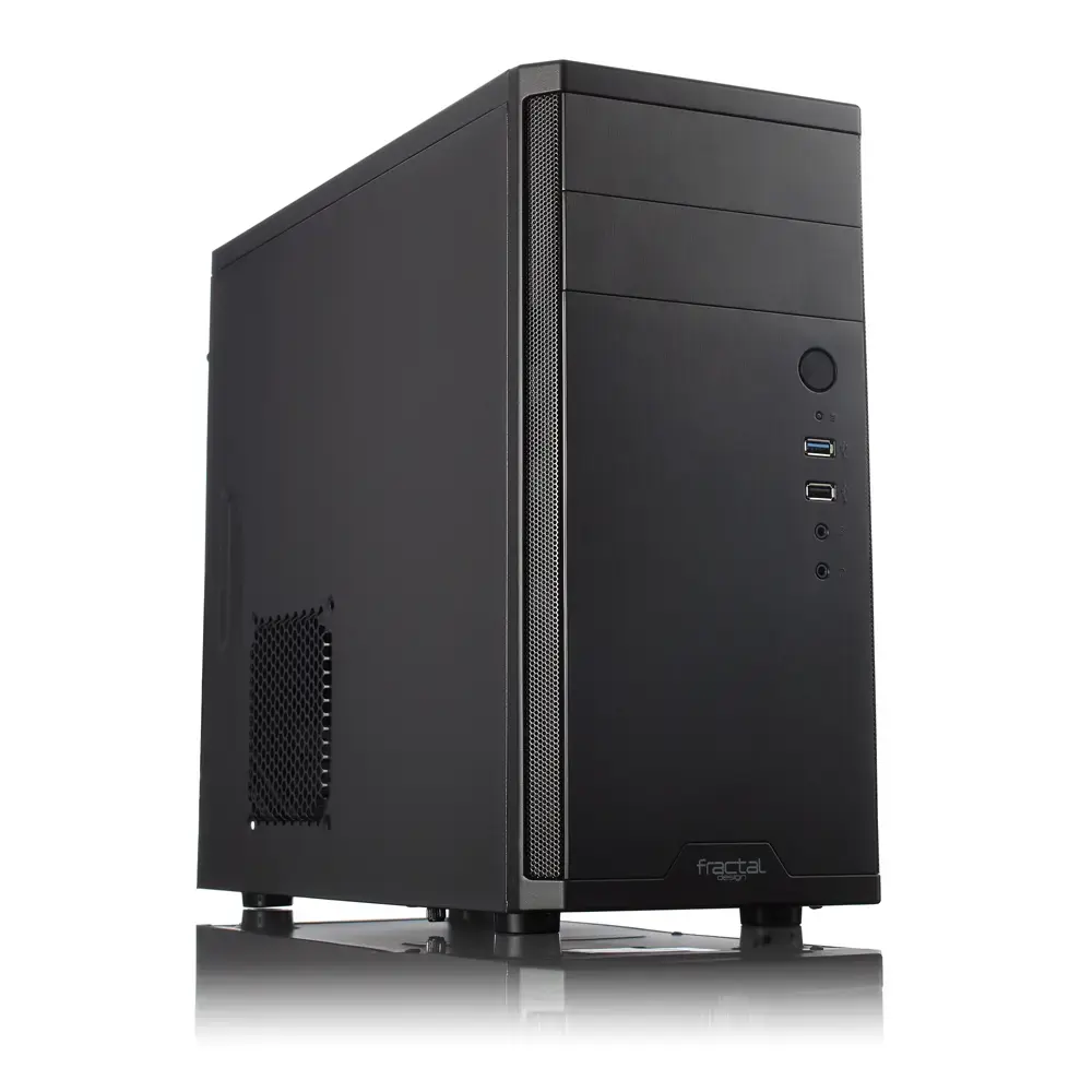 Fractal Design CORE 1100, Mini Tower, Kompiuteris, Juodas, micro ATX, Mini-ITX, HDD, Maitinimas, 14,8 cm