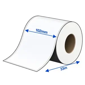 Compatible labels Epson 102mm x 33m High gloss