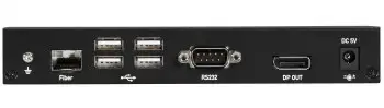 BLACK BOX KVM EXTENDER FIBER SFP BUNDLE - 4K SH DP USB 2.0 SERIAL AUDIO LOCAL VIDEO + 2X SFP MODULES SM 1310NM