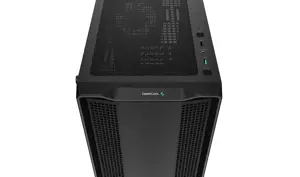 DeepCool CC360 ARGB, Mini Tower, Kompiuteris, Juoda, micro ATX, Mini-ITX, ABS, Plienas, Grūdintas stiklas, Multi
