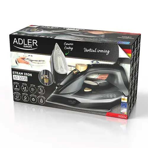 Steam Iron ADLER AD 5038 3000W Black