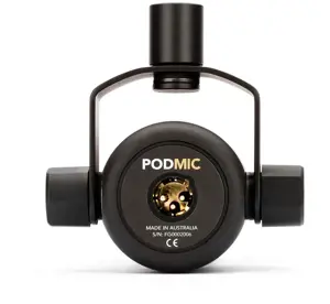 "RØDE PodMic Black" scenos / pasirodymų mikrofonas