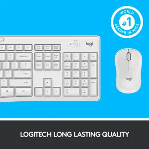 "LOGITECH MK295 Silent Wireless Combo" - OFF WHITE - US INTL - INTNL