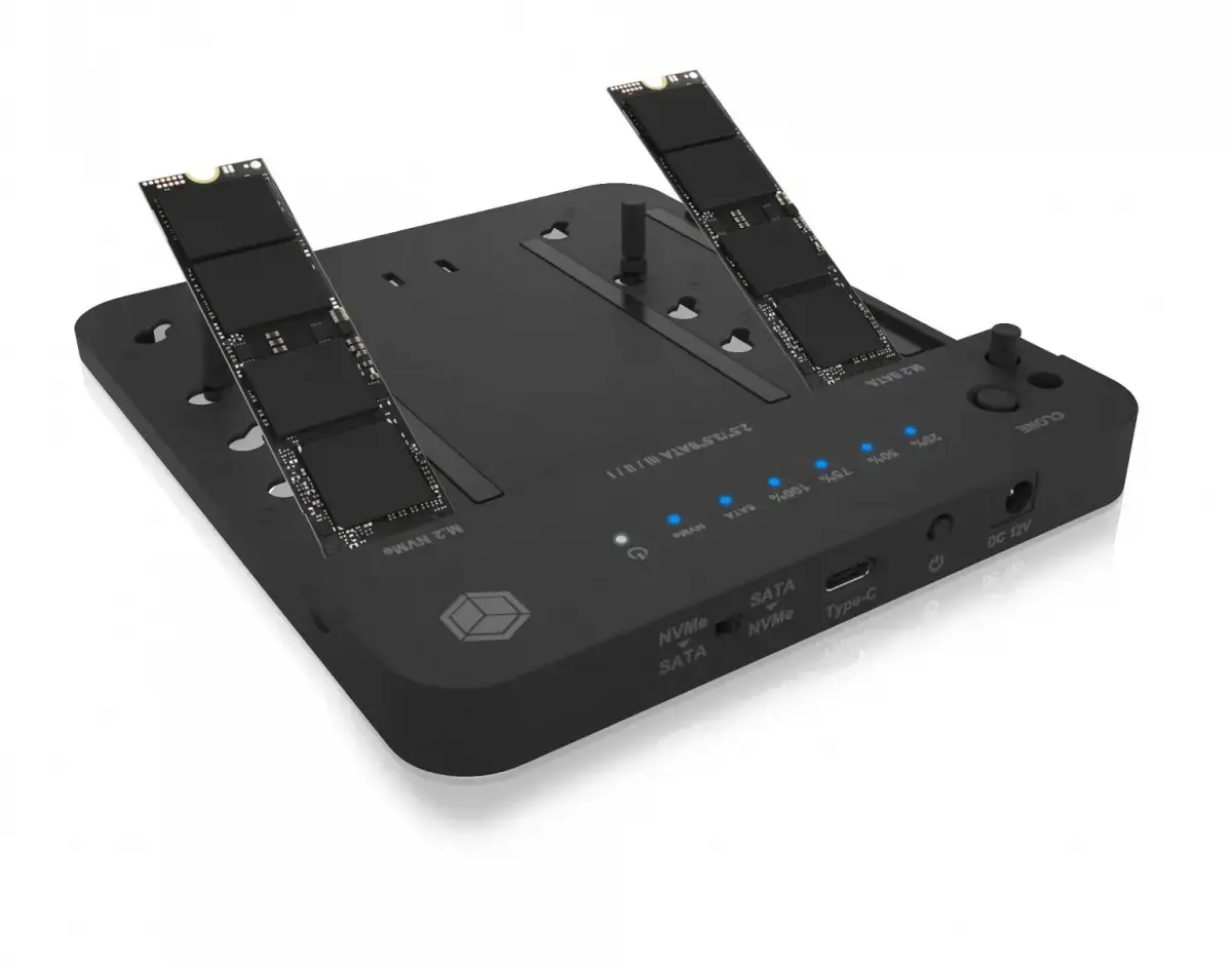 ICY BOX IB-2915MSCL-C31 M.2 NVMe and SATA 2,5/3