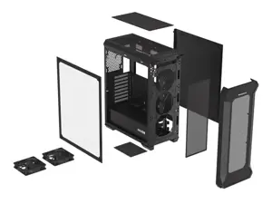 NATEC Genesis kompiuterio korpusas Irid 505 midi Tower