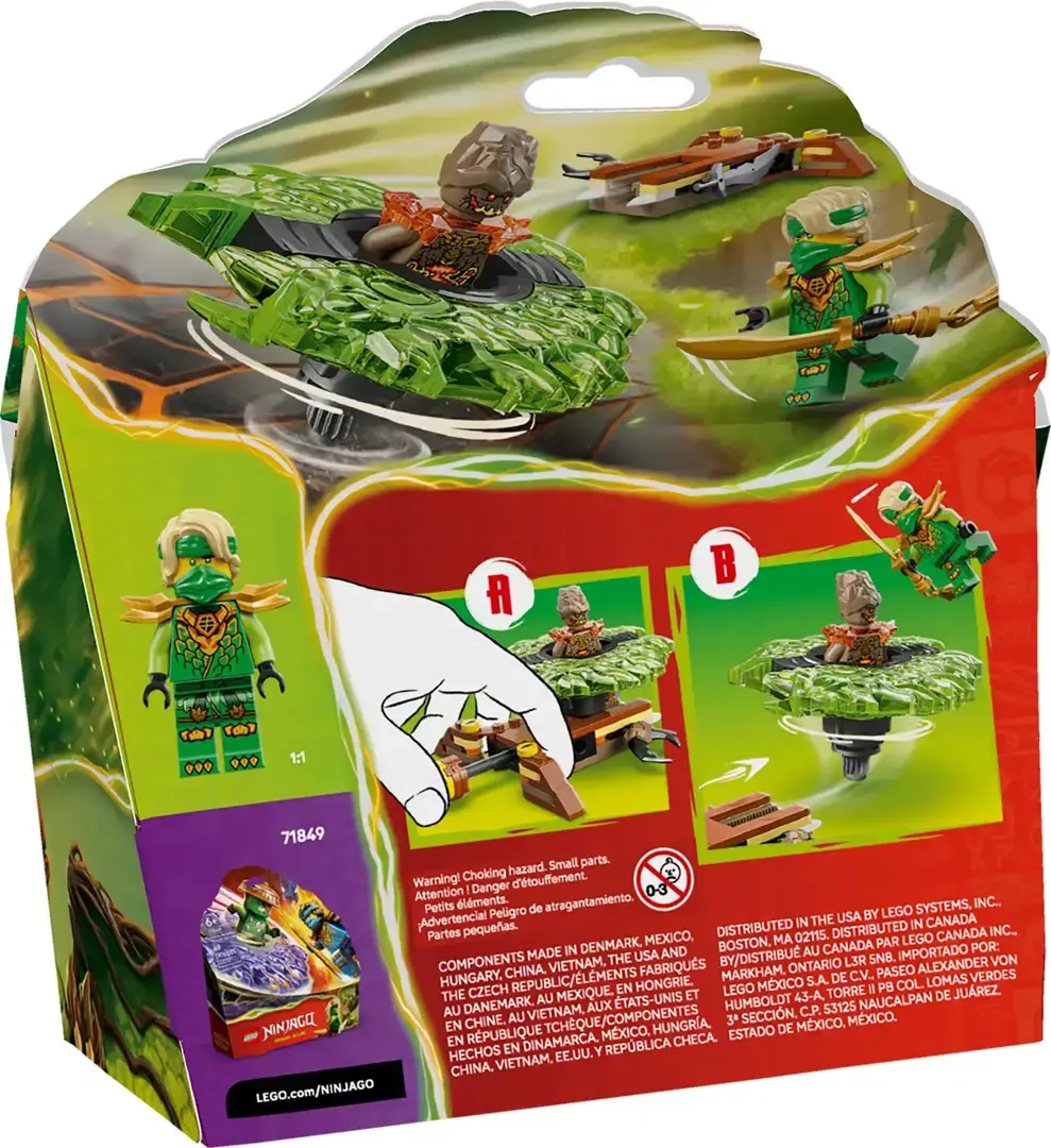 LEGO NINJAGO 71850 Lloyd vs Elemental Monster Spinner