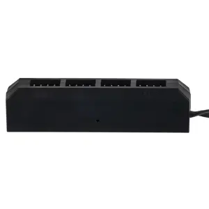 DeepCool FH-04, 0,55 m, ATX (20 kontaktų), 4 x Molex (3 kontaktų), tiesus, tiesus, juodas