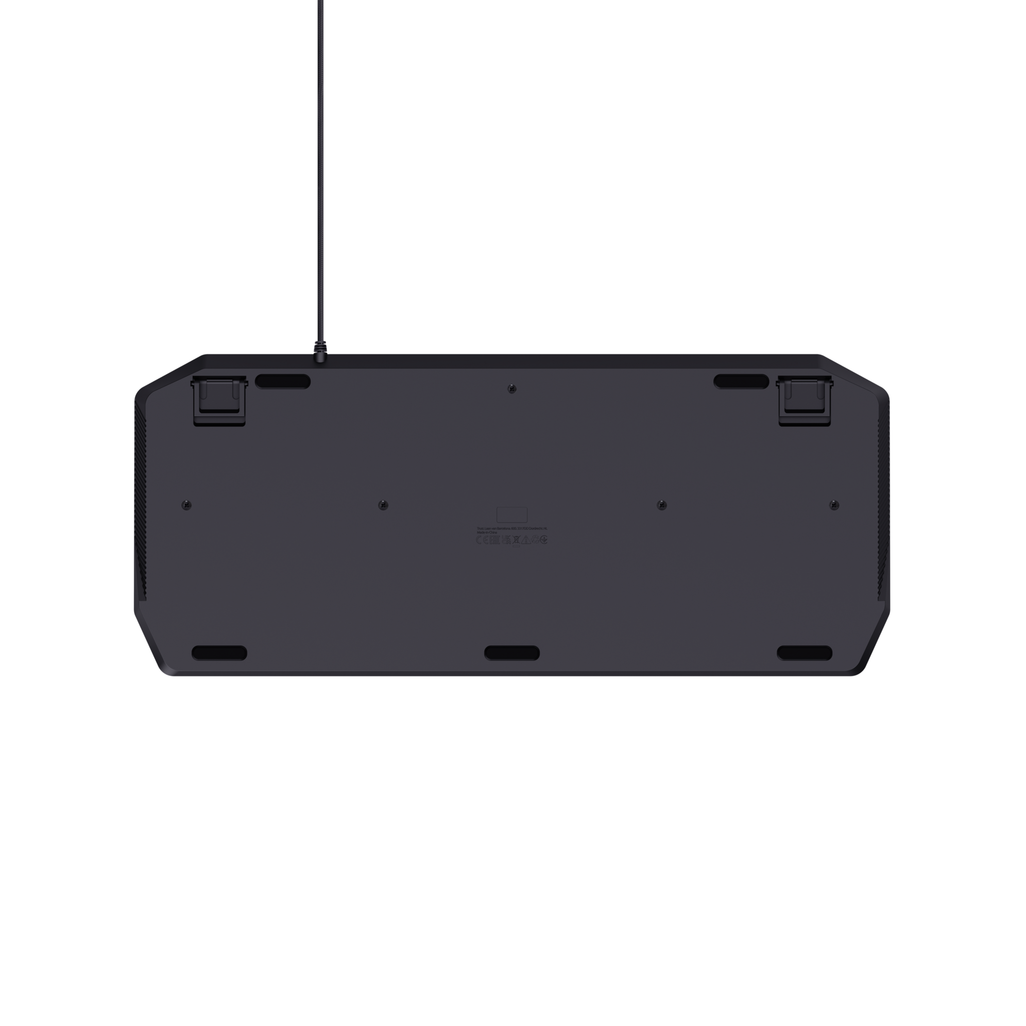 Trust GXT 836 Evocx, Wired, USB, Membrane, QWERTY, RGB LED, Black