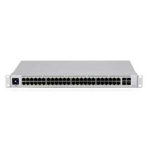 UBIQUITI USW-48-POE UniFi valdomas komutatorius gen2 32x Gigabit POE+ prievadai / 16x Gigabit POE prievadai / 4x SFP 1GB prievadai 32W vienam prievadui