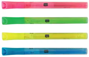 Magnetinės lentos žymekliai NOBO Neon, 4 spalvų