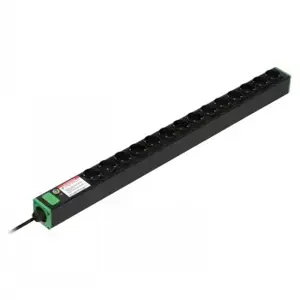 APC EASY RACK PDU, BASIC, VERTICAL, 1 PHASE, 3.7KW, 230V, 16A, 14 X SCHUKO OUTLETS, SCHUKO 16A