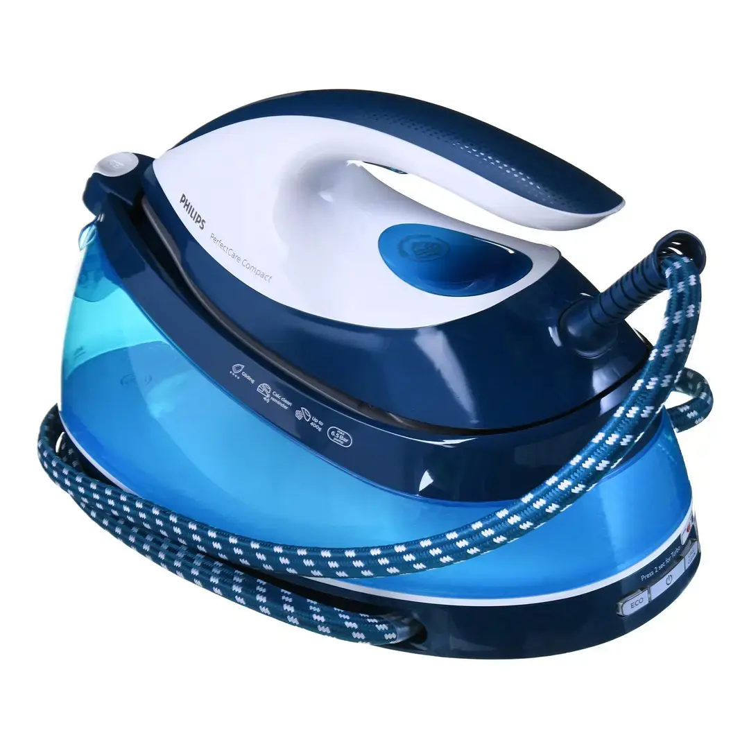 "Philips" GC7840/20, 2400 W, "SteamGlide" padas, 6,5 bar, 1,5 l, 120 g/min, mėlyna, balta