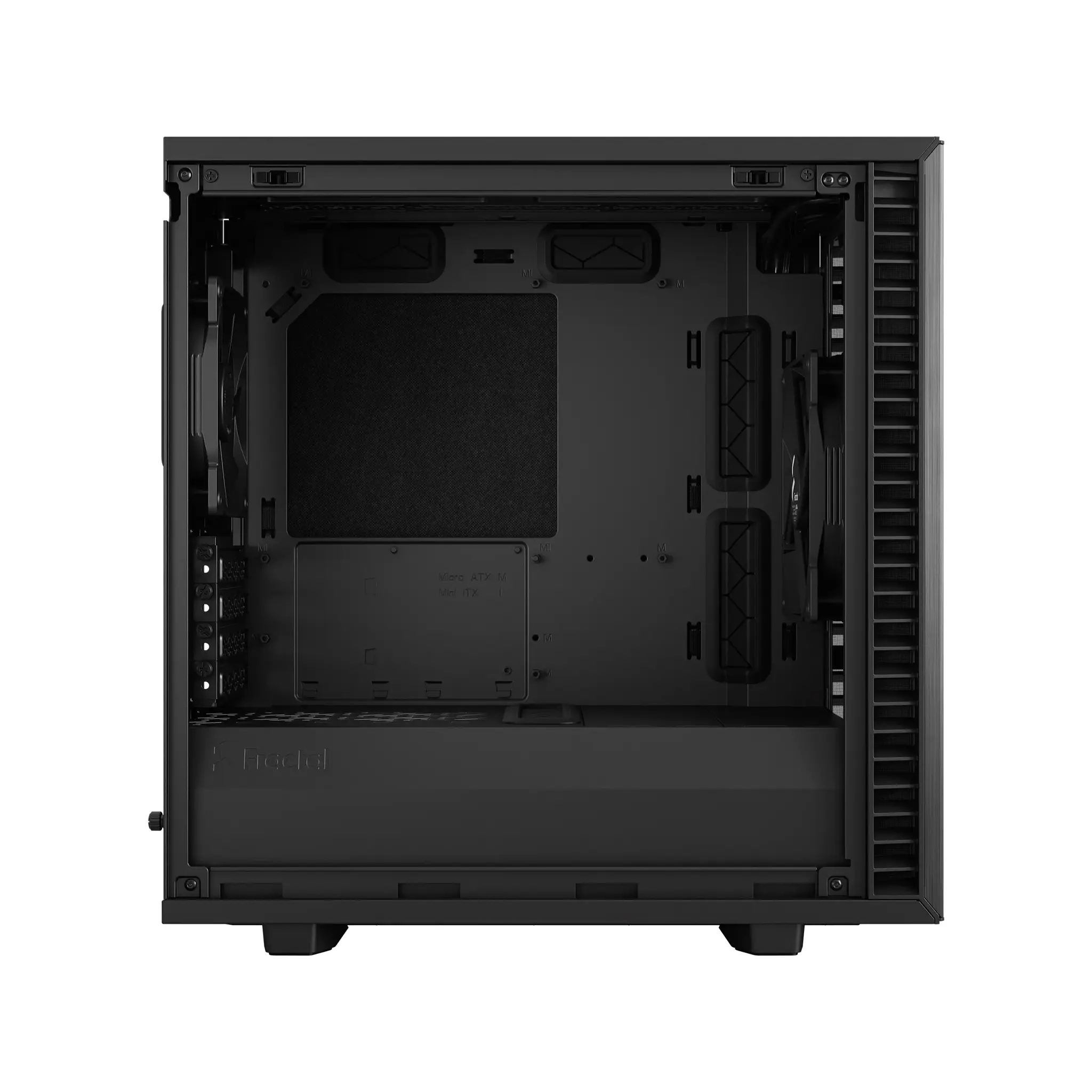 Fractal Design Define 7 Mini Black Solid, mATX, Mini-DTX, Mini ITX, maitinimo šaltinis pridedamas Ne